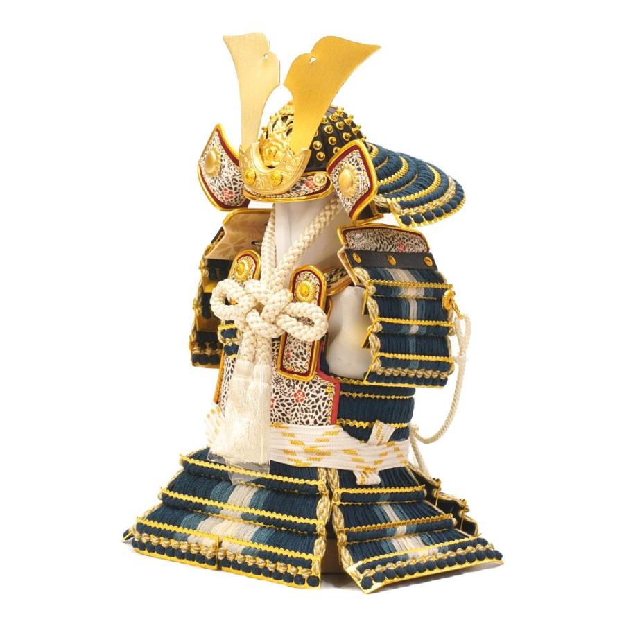 【五月人形】4号 奉納 鉄紺沢瀉威 鎧収納飾り〈朔太郎作〉[235-123]_5