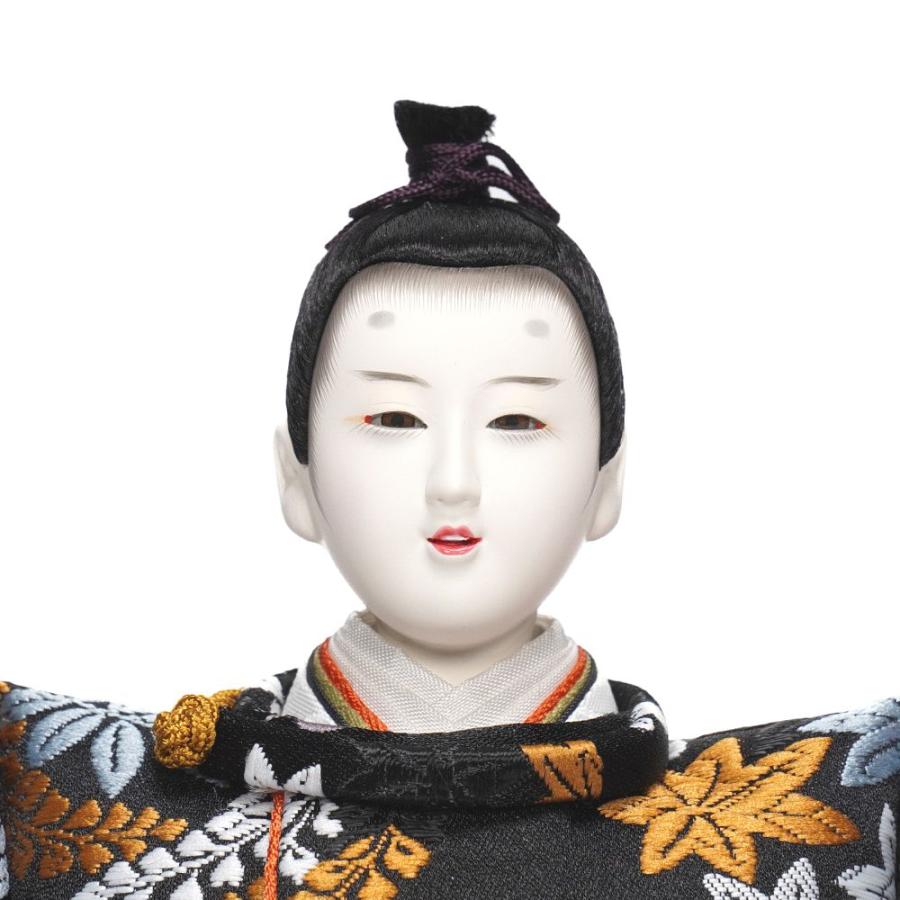 【雛人形】京十番 平安 唐織花丸文様 親王飾り〈小出松寿作〉[253-117]