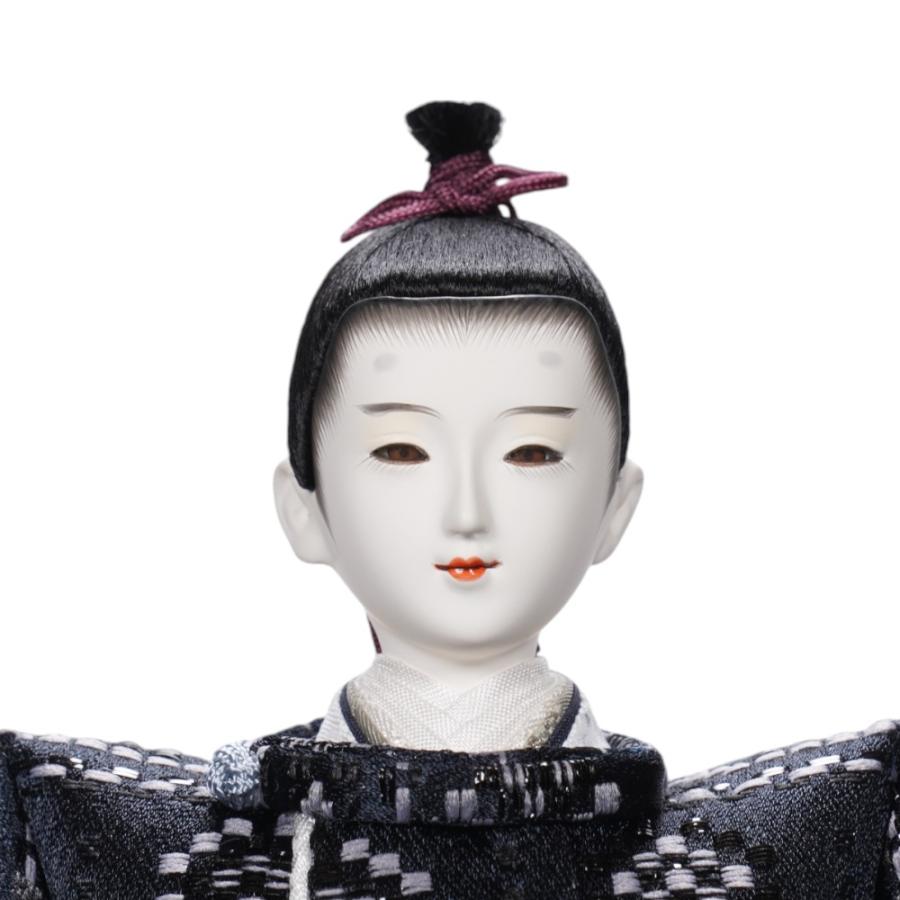 【雛人形】京十二番 平安 横段菱小市松寄せ文様 親王飾り〈小出松寿作〉[253-144]_6