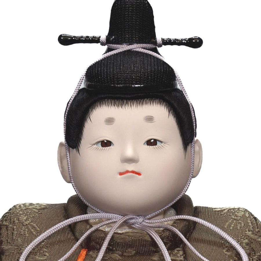 【木目込み雛人形】「小雪」(利休) 親王飾り〈幸一光作〉[213-110]_8
