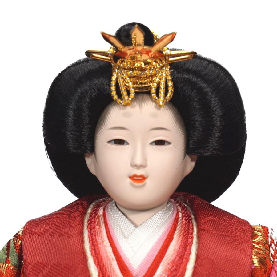 【雛人形】柳 研ぎ出し曙塗 五人揃い三段収納飾り〈雛聖作〉[213-032]_9