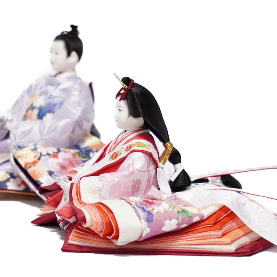 【雛人形】三五 たもナチュラル 五人揃い三段収納飾り〈雛聖作〉[233-002]_6
