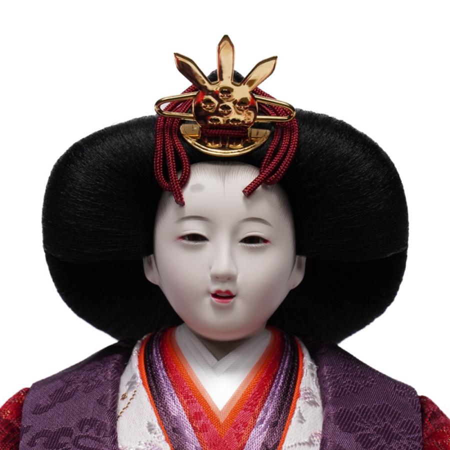 【雛人形】三五 研ぎ出し曙塗 五人揃い三段収納飾り〈雛聖作〉[233-003]_8