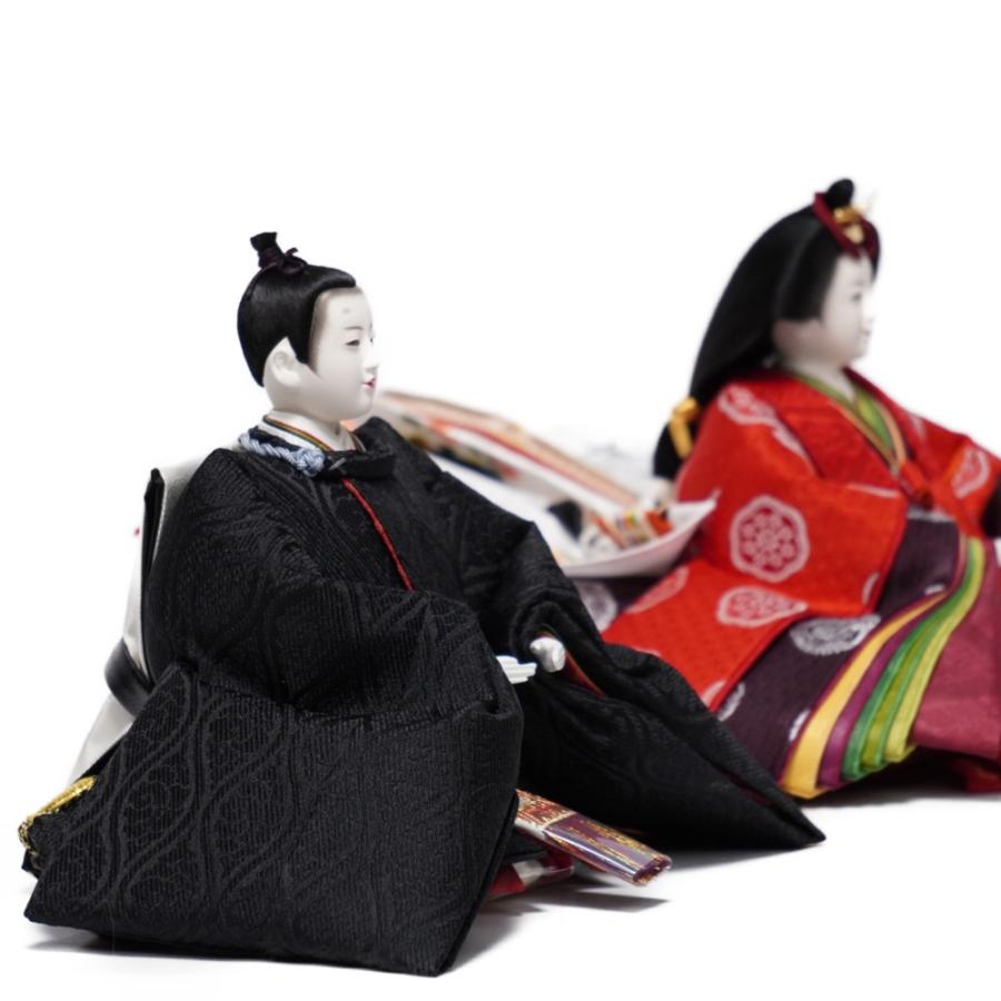 【雛人形】京十番 平安 黒袍 親王飾り〈小出松寿作〉[233-031]_5