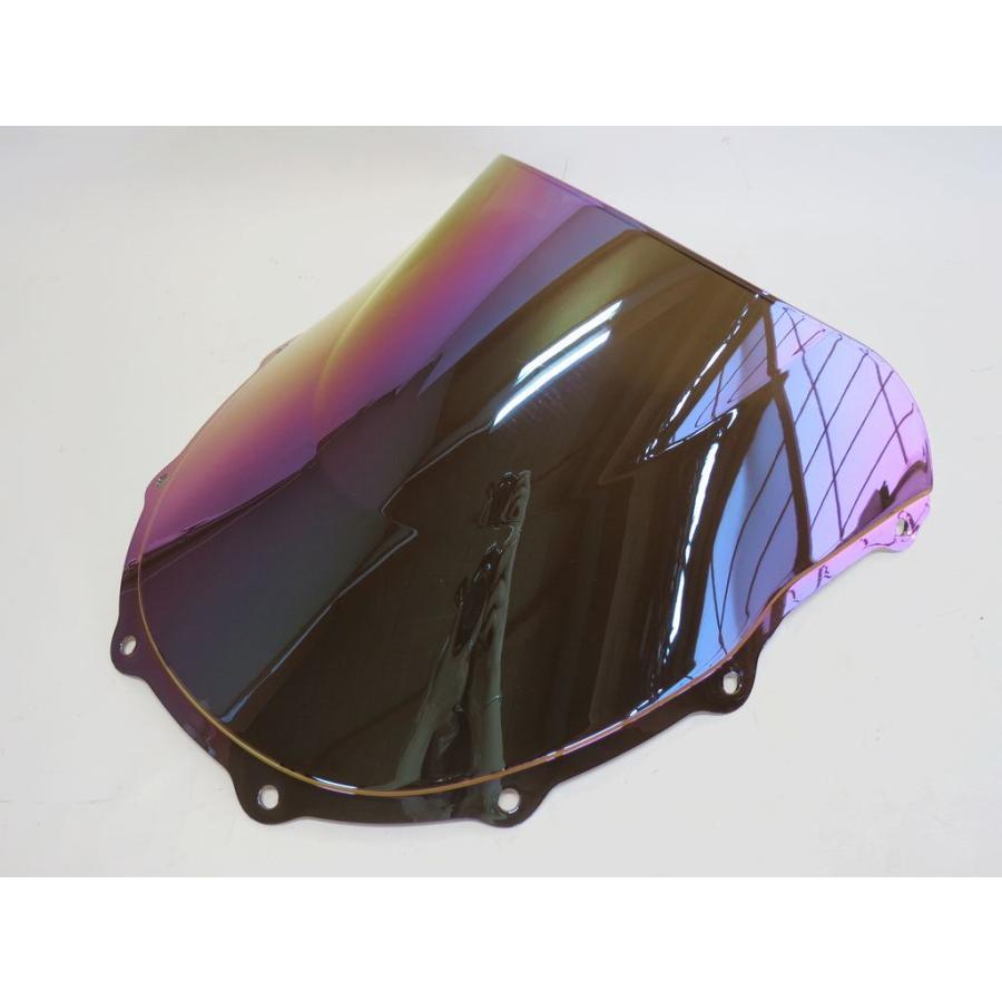 せ ZX7R ZX-7R 96-03年 ダブルバブル スクリーン イリジウムクリア