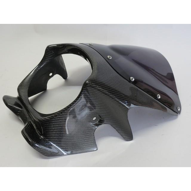 互換品】ビキニカウルカーボン 直径180 CB400SF-V CB1300 セット A