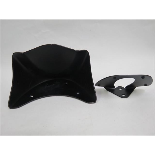 【互換品】Harley Dyna ダイナ2006-2017チンスポイラー 黒艶なし_1