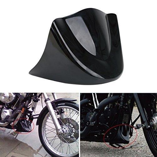 【互換品】Harley Dyna ダイナ2006-2017チンスポイラー 黒艶なし_2