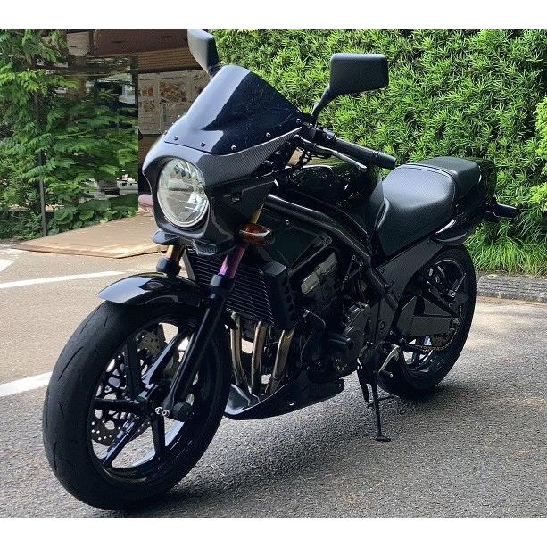 互換品】ビキニカウルカーボン 汎用 直径180 CB1300SF セット Bタイプ