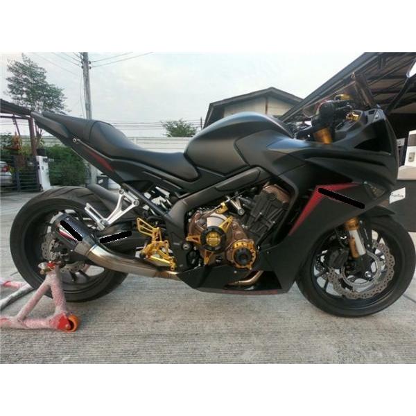【互換品】CBR650F CB650F CNC加工 右エンジンスライダー 灰_3