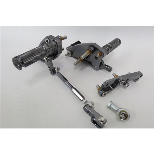 互換品】TRIUMPH Bonneville ボンネビル 2001-2015 CNC 調整式 バック 