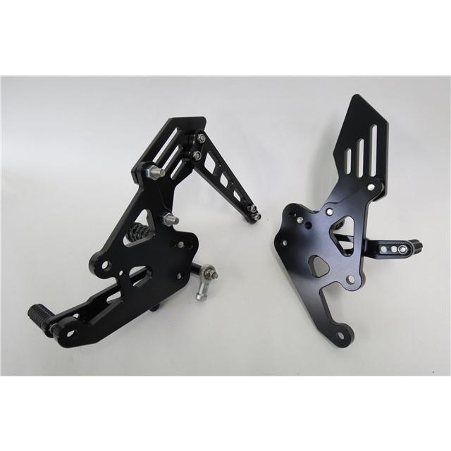 【互換品】yzf-r125 2019-2023 yzf-r15 v3 2017-2023 mt-15 xsr155 CNC 調整式 バックステップ 黒_1