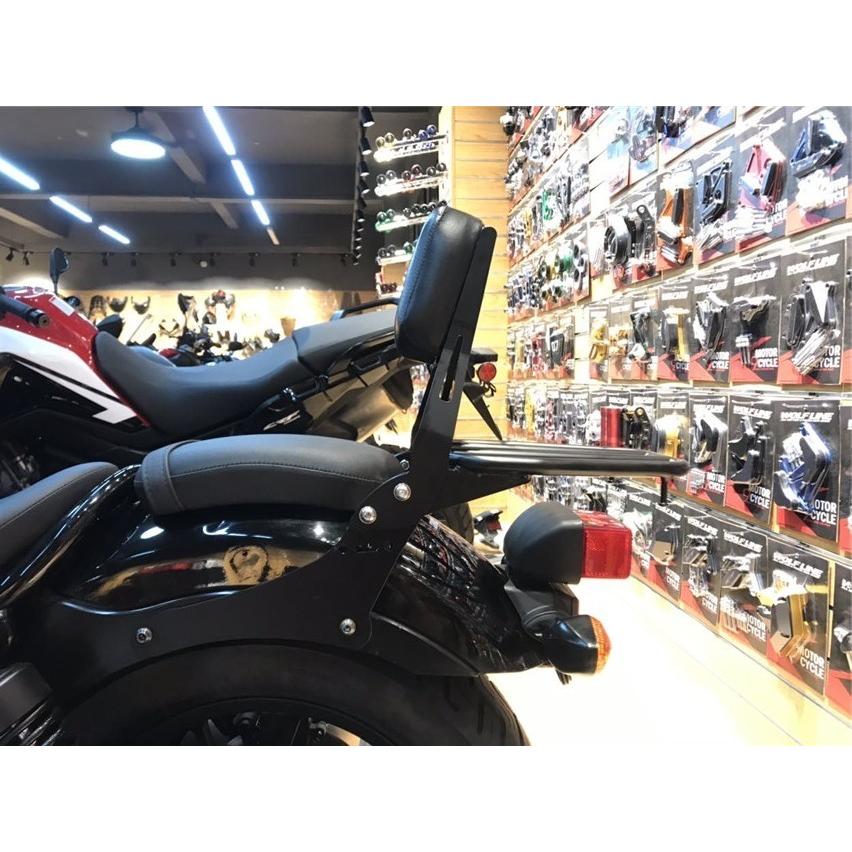 互換品】Rebel250/500 レブル250/500 2017-2023 バックレスト付
