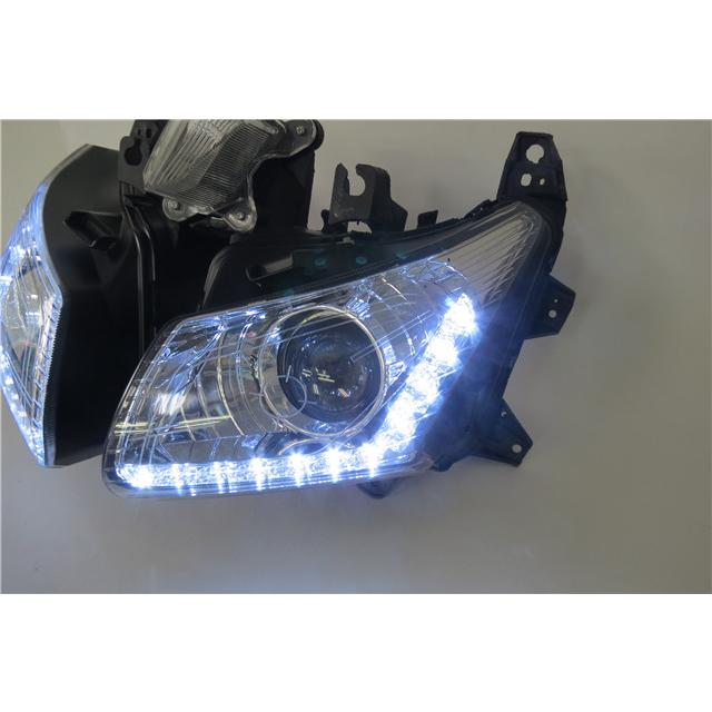 【互換品】ヘッドライト LED付き Yamaha Tmax530 2012-2014 クリア