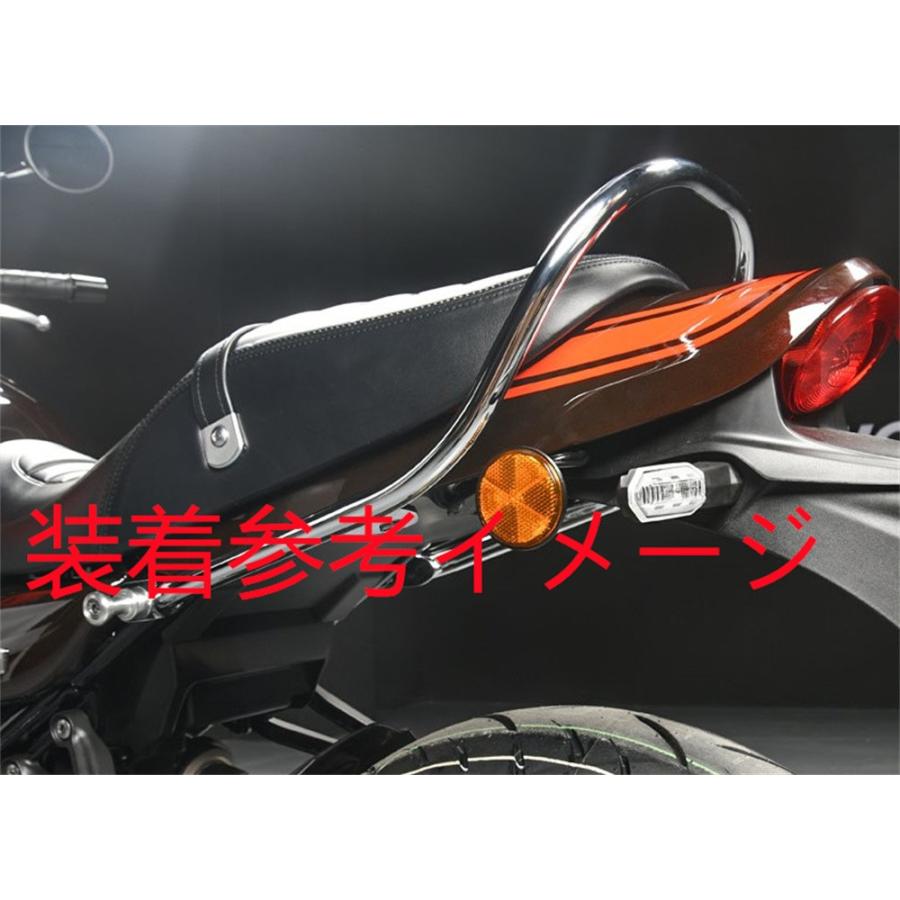 互換品】Z900RS z900rs cafe 2018-2023 z1 スタイル グラブバー 黒艶