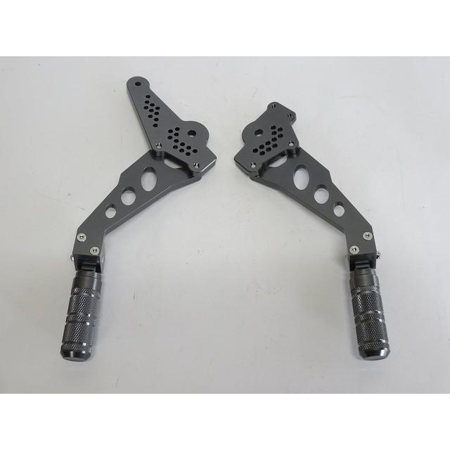 【互換品】HONDA用 CT125 CT 125 2020 以降 CNC 調整式 リア バックステップ 灰