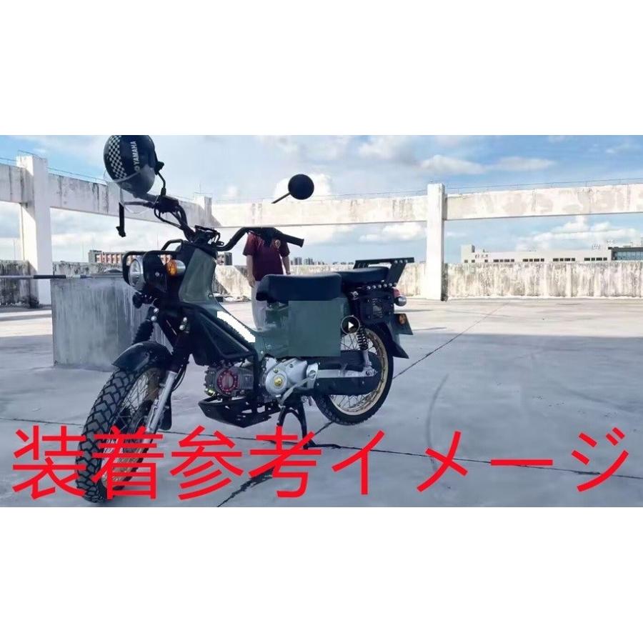 【互換品】クロスカブ CC110 cc50 2018-2024 スライド 前後調整可 マルチウイング リア キャリア \u0026 サイドキャリアの画像