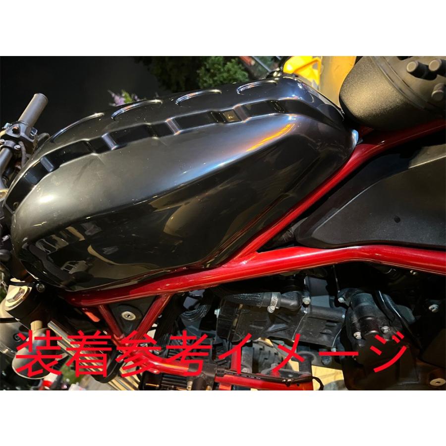 互換品】Rebel250 レブル250 2017-2019 2020-2024 タンクカバー 黒艶