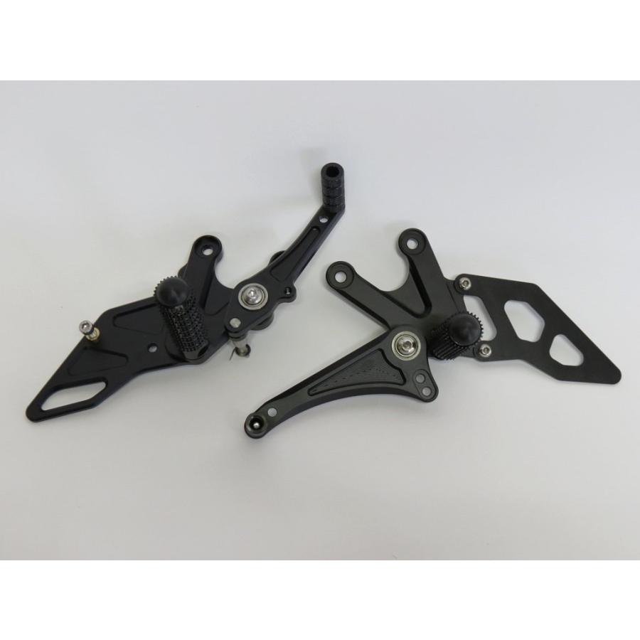 【互換品】モンキー125 monkey 125 2018-2024 CNC 4ポジション 調整式 バックステップ 黒_3