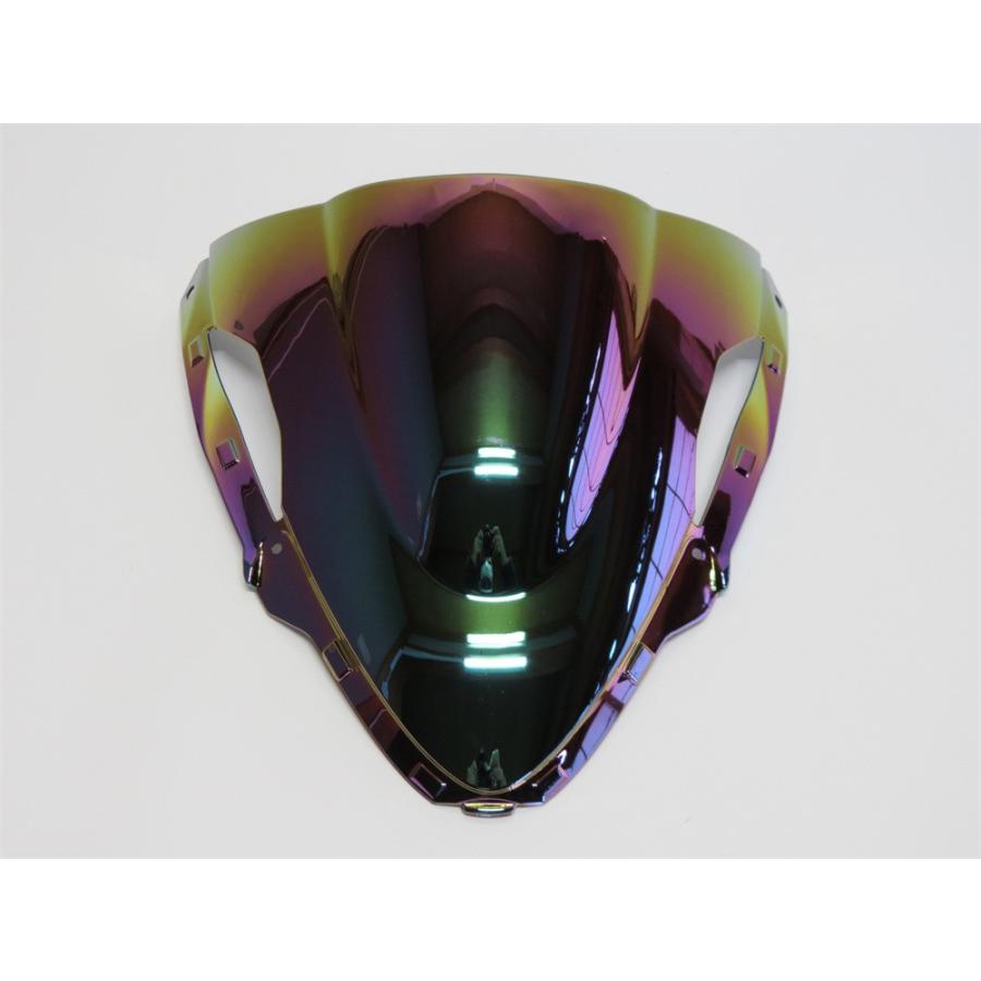 互換品】zx-6r zx6r 2024 以降 ダブルバブル スクリーン イリジウム B