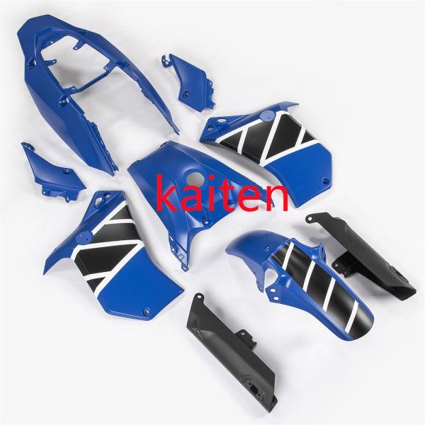 【互換品】※代引不可※ TENERE700 tenere700 テネレ700 2020 以降 外装セット 青艶なしX黒白_2