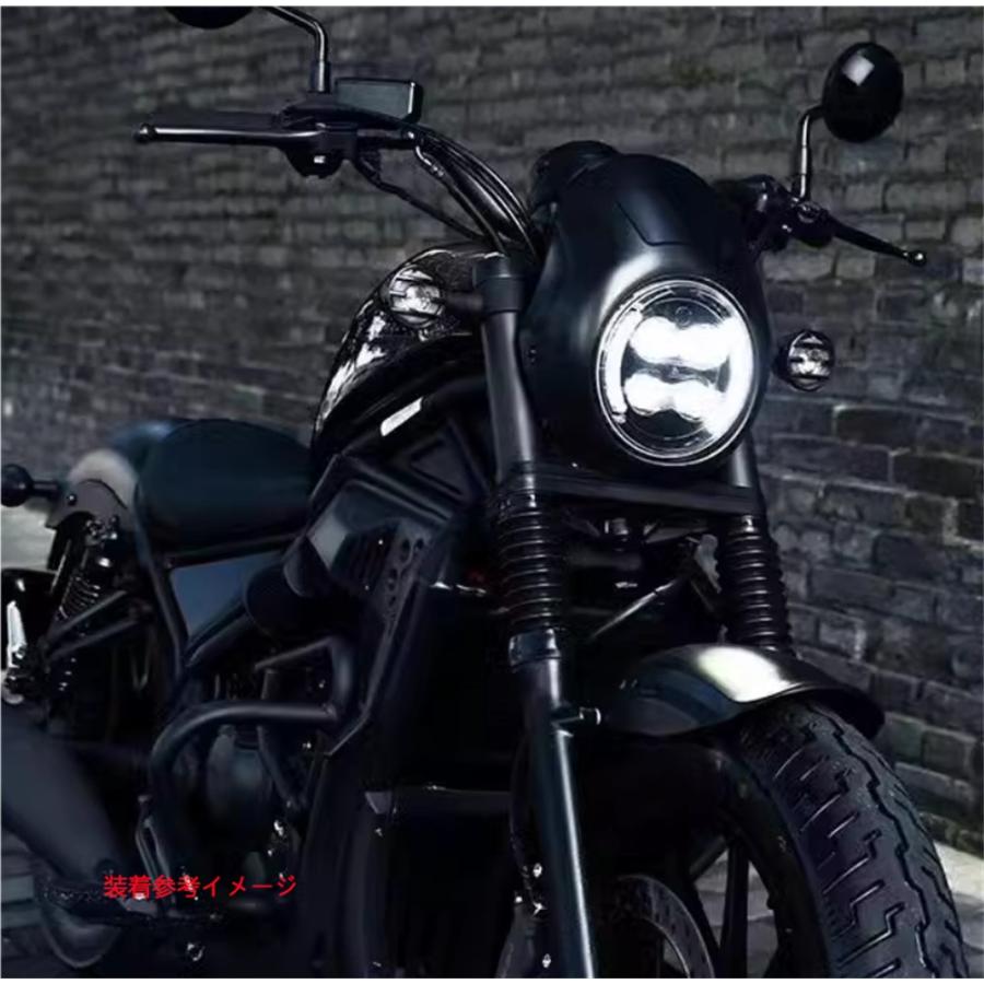 互換品】イカリング LED付き ヘッドライトRebel250/500 レブル250/500