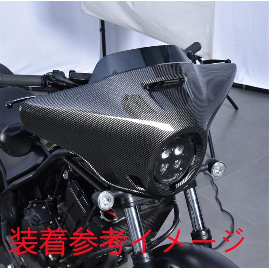 互換品】Rebel250/500 レブル250/500 2020-2025 スクリーン カウル