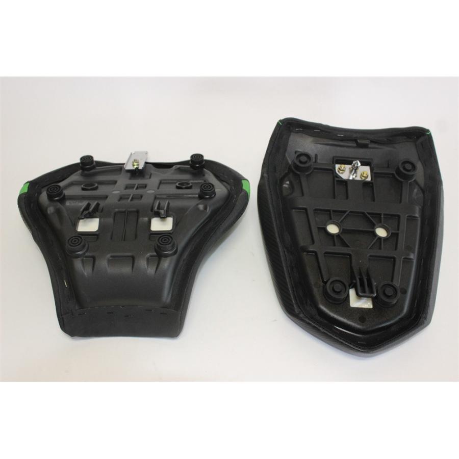 【互換品】Kawasaki用 H2 SX H2 SE 2022-2026 カスタム フロント＆リア シート 本体あり 緑の画像