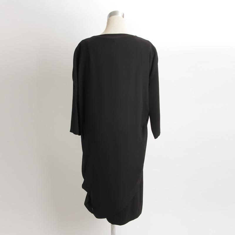 BLACK FORMAL（ブラックフォーマル　喪服）ロングブラウス付きワンピースの画像
