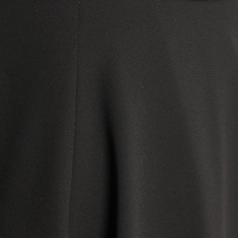 BLACK FORMAL（ブラックフォーマル　喪服）Uネックのフレアワンピースの画像