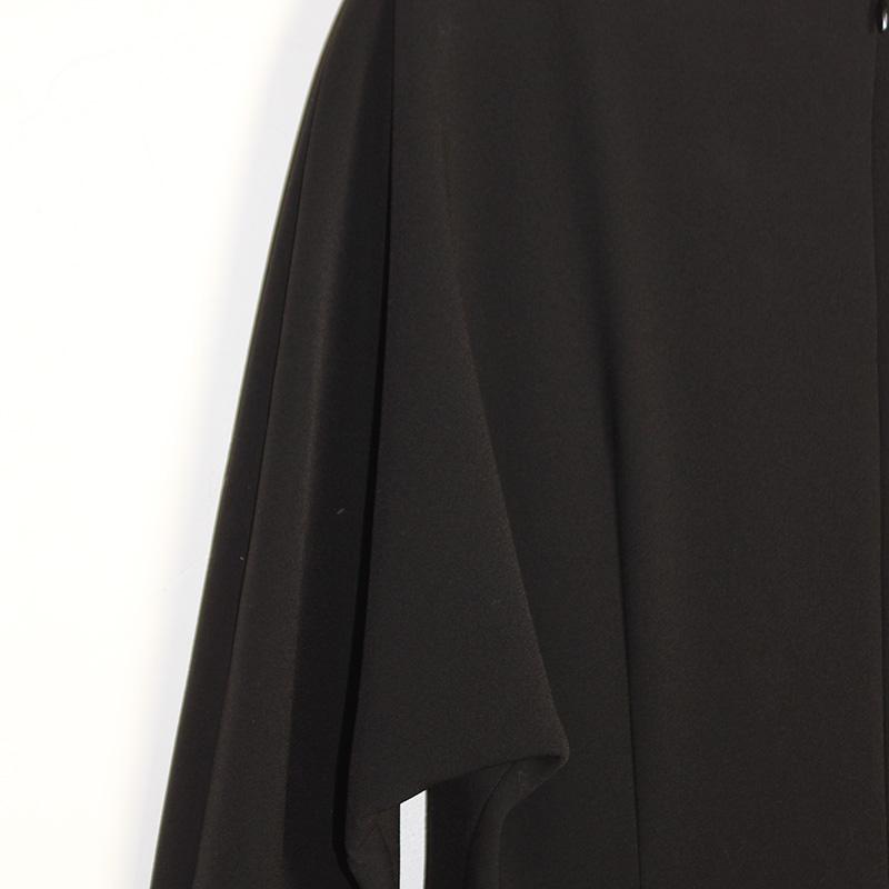 BLACK FORMAL（ブラックフォーマル　喪服）ボートネックフレアワンピースの画像
