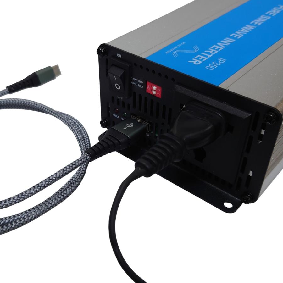 EPEVER 正弦波 インバータ IP350 AC100V USB出力 定格出力280W 最大瞬間出力350W EPSOLAR_4