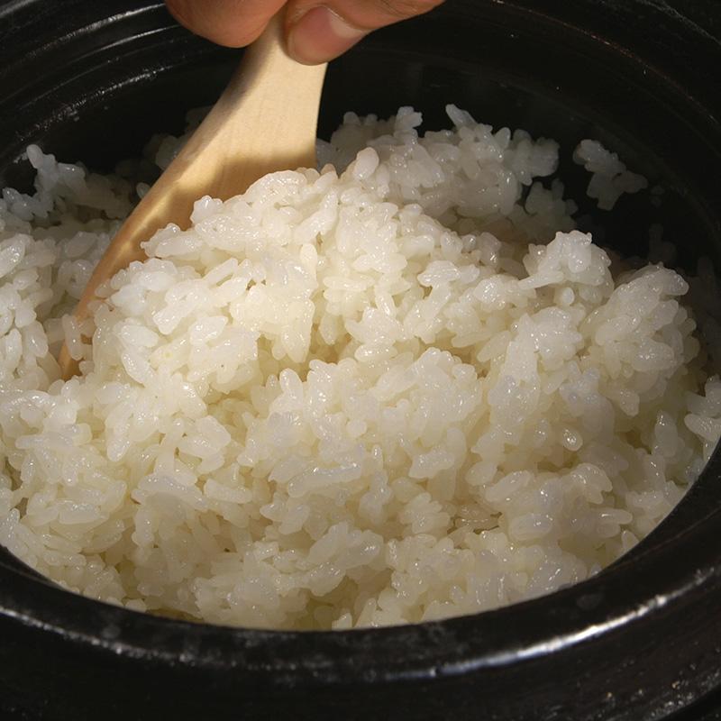 特別栽培米伊賀米セットと伊賀焼電子レンジ専用　炊飯土鍋陶珍かまど「極」