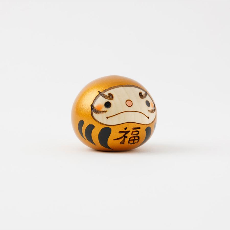 幸福 だるま 金 【 こけし 】 ダルマ 達磨 プレゼント ギフト かわいい