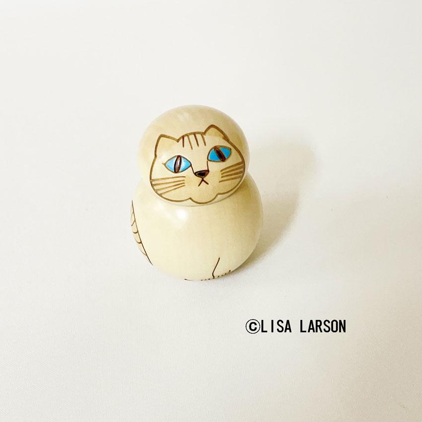 リサラーソン 猫のミア こけし 【 卯三郎こけし 】 猫 プレゼント