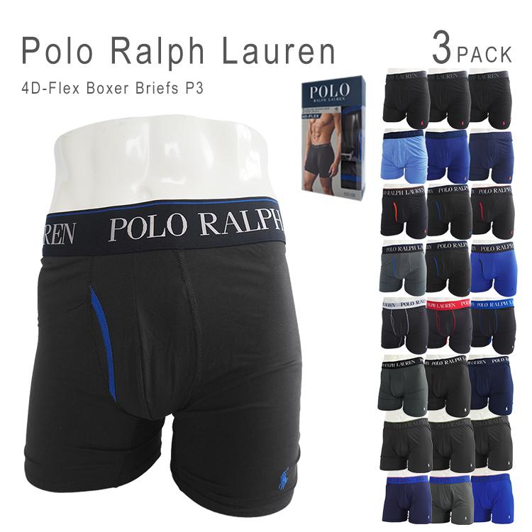polo ralph lauren パンツ4本セット 並行輸入品】ラルフローレン メンズ ボクサーパンツ セット 前開き