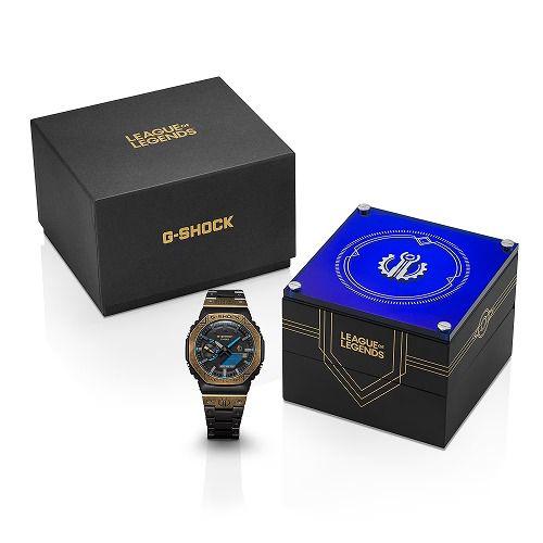 G-SHOCK GM-B2100LL-1AJR CASIO オクタゴンベゼル メンズ Bluetooth搭載 スマートフォンリンク ソーラー 腕時計 LEAGUE OF LEGENDS コラボモデル 国内正規品の画像