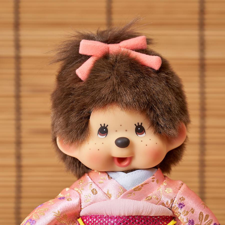 久月オリジナル お着物モンチッチ 女の子 ピンク IPM-17-Z : shopooo