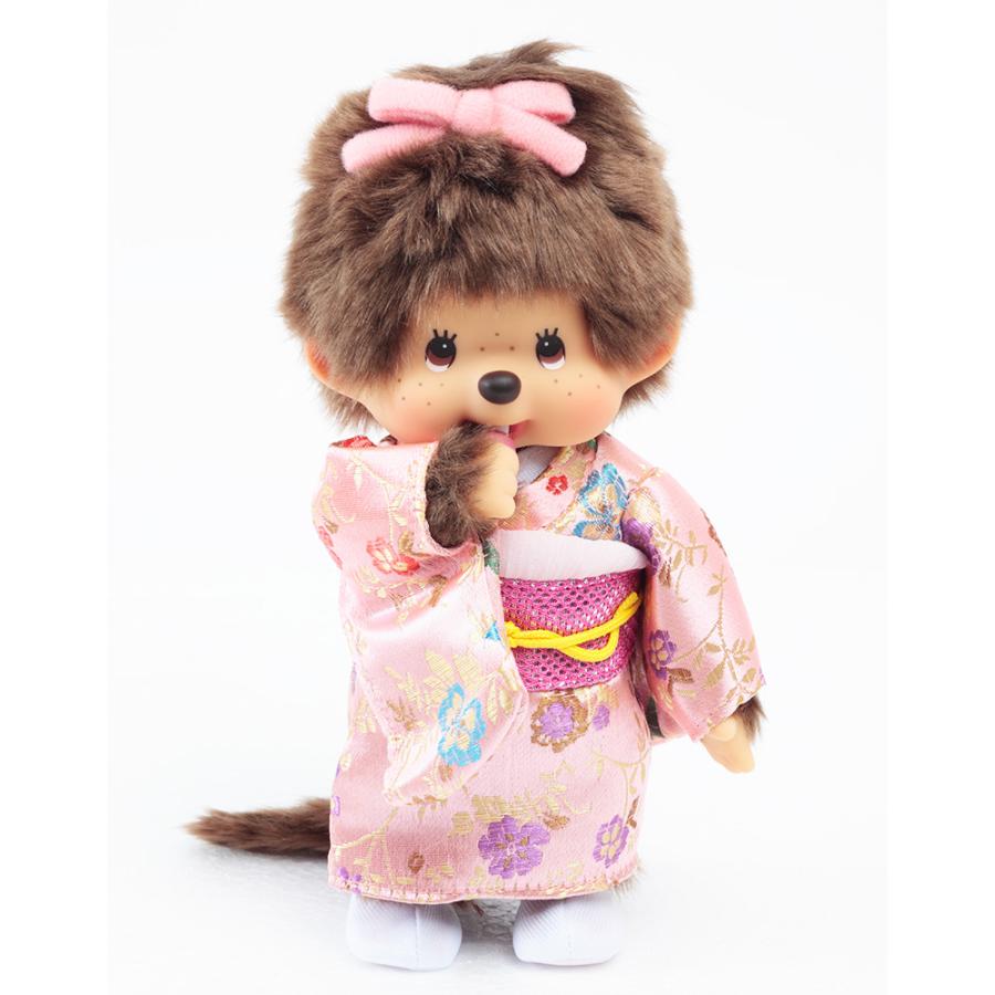 モンチッチ ボア ロング 新品 淡いピンク リボン付きの服 レア 日本 I5qE 久月オリジナル お着物モンチッチ 女の子 ピンク IPM-17-Z : shopooo