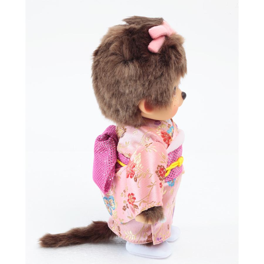 久月オリジナル お着物モンチッチ 女の子 ピンク IPM-17-Z : shopooo