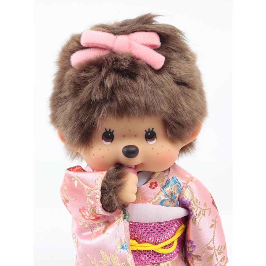 久月オリジナル お着物モンチッチ 女の子 ピンク IPM-17-Z : shopooo