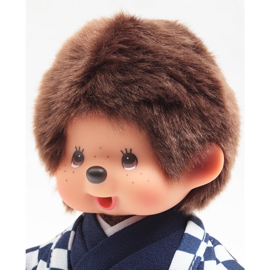 着物モンチッチ 女の子 男の子 セット 久月オリジナル お着物モンチッチ 男の子 市松（青） IPM-14-Z