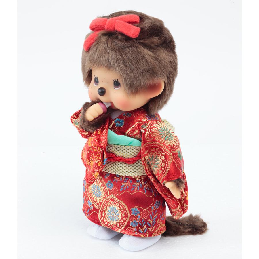 久月オリジナル お着物モンチッチ 女の子（赤） IPM-11-Z : shopooo by