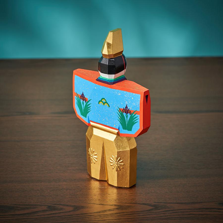 神泉作 奈良一刀彫 7号立雛 3H-I5-Z-US-S : shopooo by GMO - 通販