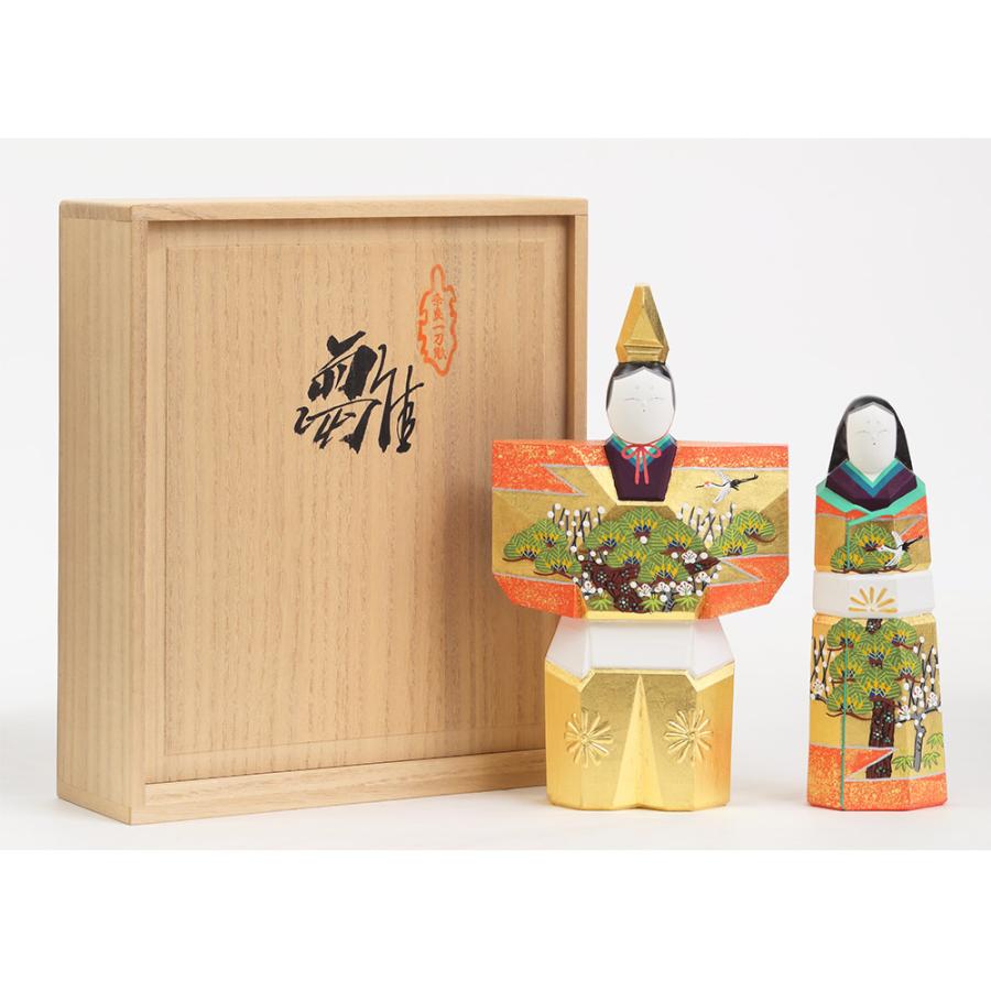 神泉作 奈良一刀彫 7号立雛 3H-I5-Z-US-S : shopooo by GMO - 通販