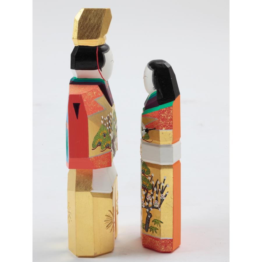 神泉作 奈良一刀彫 7号立雛 3H-I5-Z-US-S : shopooo by GMO - 通販