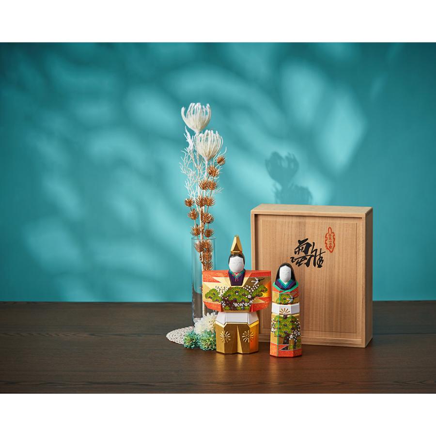 神泉作 奈良一刀彫 7号立雛 3H-I5-Z-US-S : shopooo by GMO - 通販