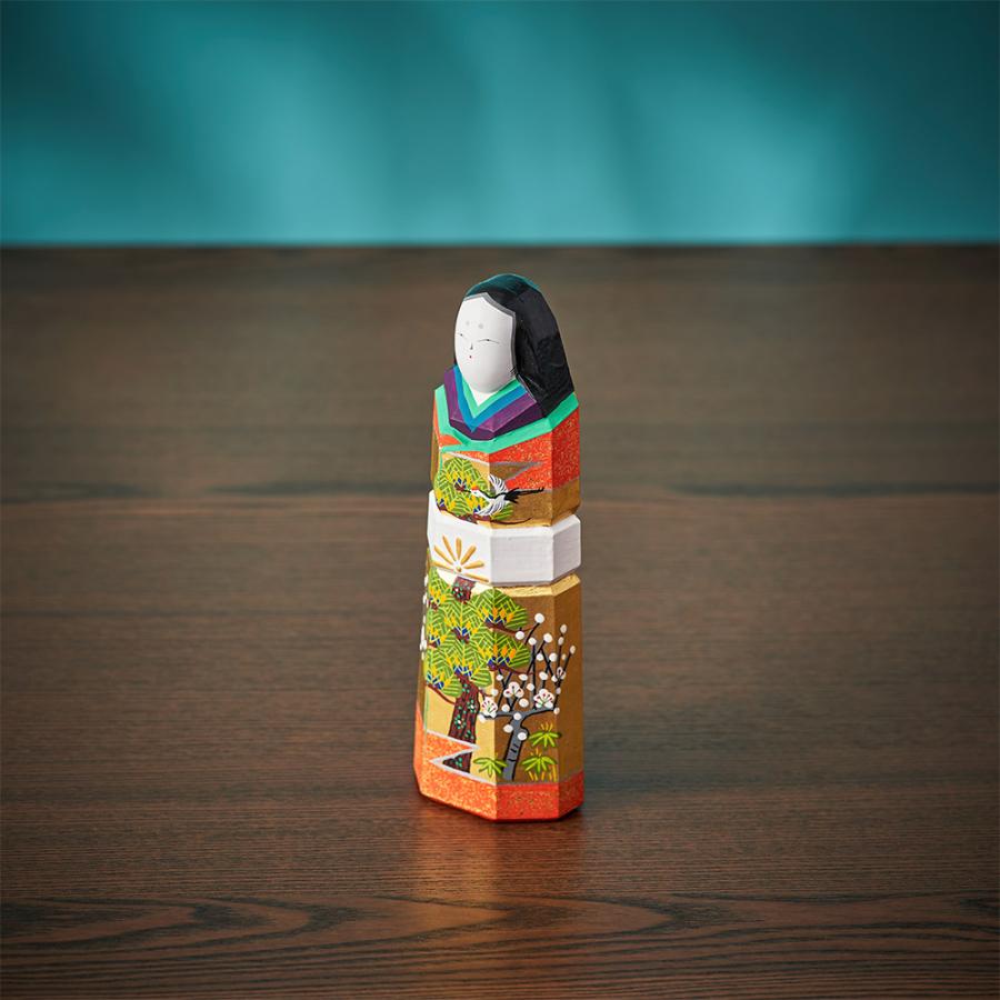 神泉作 奈良一刀彫 7号立雛 3H-I5-Z-US-S : shopooo by GMO - 通販