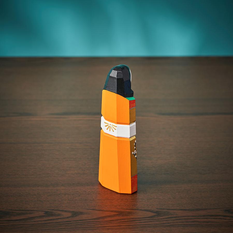 神泉作 奈良一刀彫 7号立雛 3H-I5-Z-US-S : shopooo by GMO - 通販