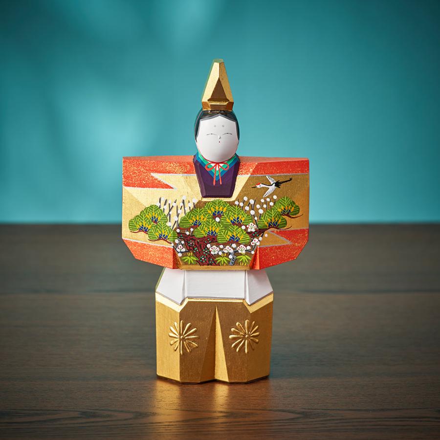 神泉作 奈良一刀彫 7号立雛 3H-I5-Z-US-S : shopooo by GMO - 通販